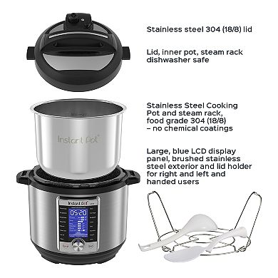 Instant Pot Ultra 10-in-1 6-qt. Programmable Pressure Cooker 