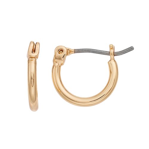 Napier Huggie Hoop Earrings