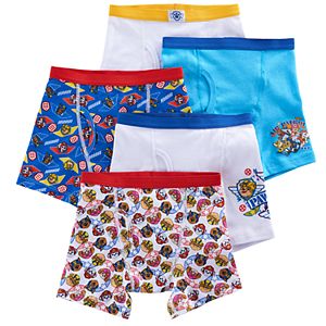 Boys 4-8 Paw Patrol 5-Pack Boxer Briefs