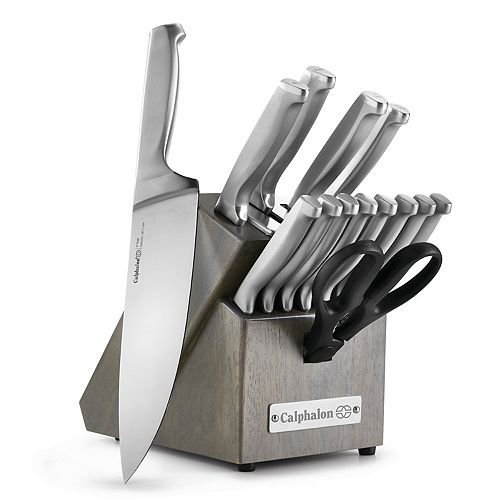 calphalon classic self sharpening 15 pc.cutlery set with sharpin technolog