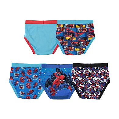 Boys 4-8 Spiderman 5-Pack Briefs