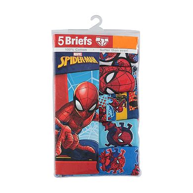 Boys 4-8 Spiderman 5-Pack Briefs