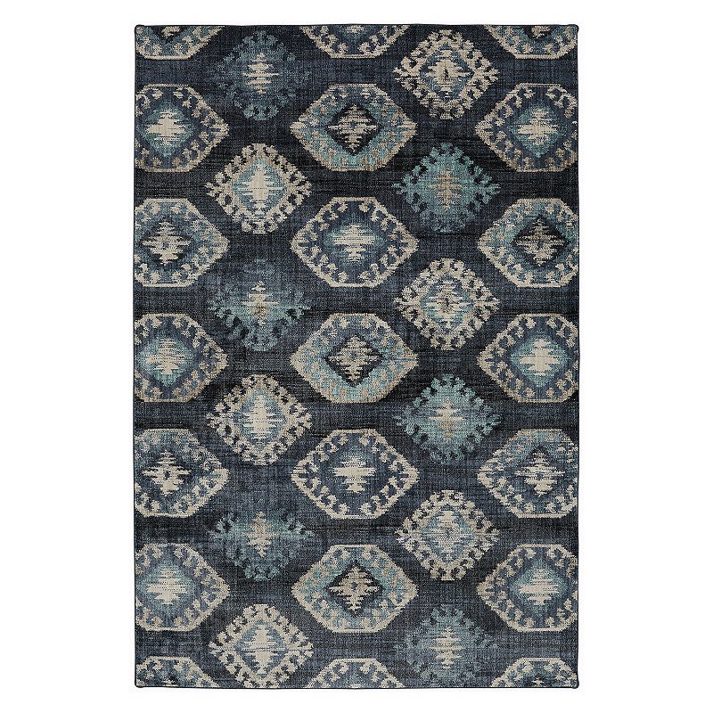 Mohawk Home Metropolitan Ion Rug, Blue, 8X11 Ft
