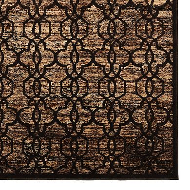 Linon Platinum Iron Gate Trellis Rug