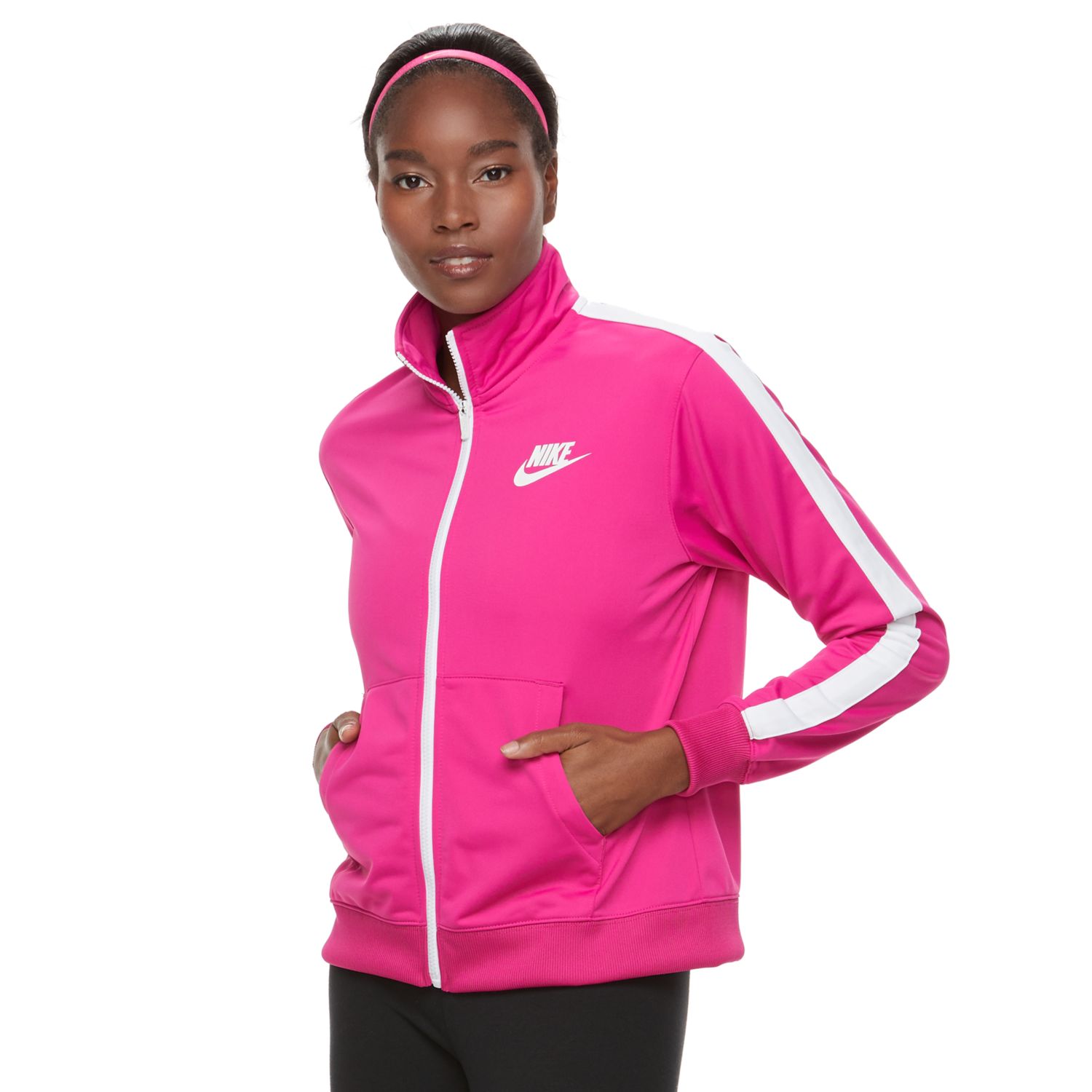 nike moto colorblock track jacket