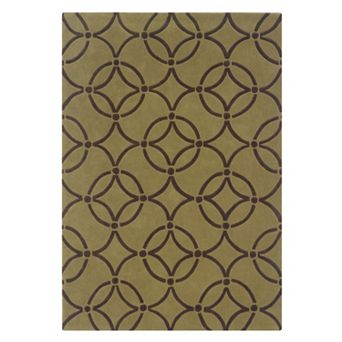 Linon Trio Geometric Circles Rug - 8' x 10'