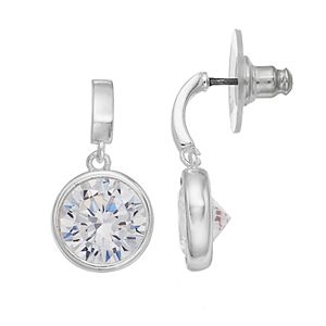 Dana Buchman Cubic Zirconia Round Nickel Free Drop Earrings