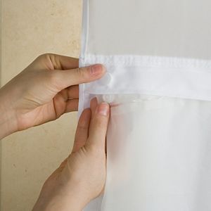 Hookless It S A Snap Antimicrobial Shower Curtain Liner