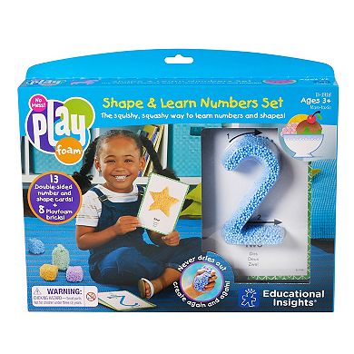 Educational Insights Playfoam Shape & Learn Numbers Set