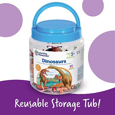 Learning Resources 60-pc. Dinosaur Counters