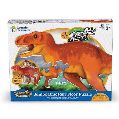 Learning Resources Jumbo T-Rex Dinosaur Floor Puzzle