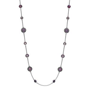 Dana Buchman Long Round Stone Station Necklace