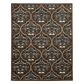 Linon Elegance England Damask Rug