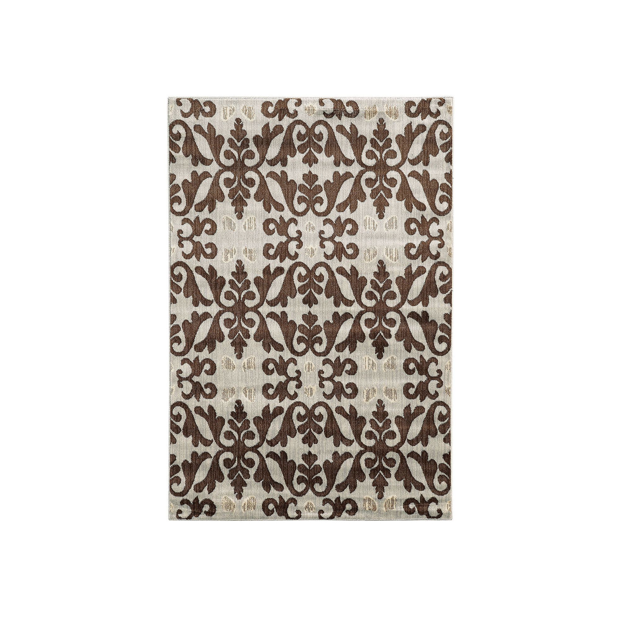 Linon Elegance Florence Ornate Rug, Ivory