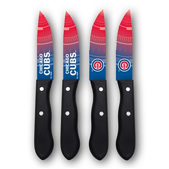Chicago Cubs 4 pc Steak Knife Set