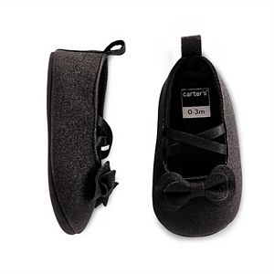 Baby Girl Carter's Glitter Mary Jane Crib Shoes