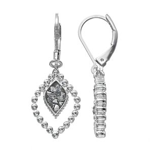 Dana Buchman Beaded Marquise Nickel Free Drop Earrings