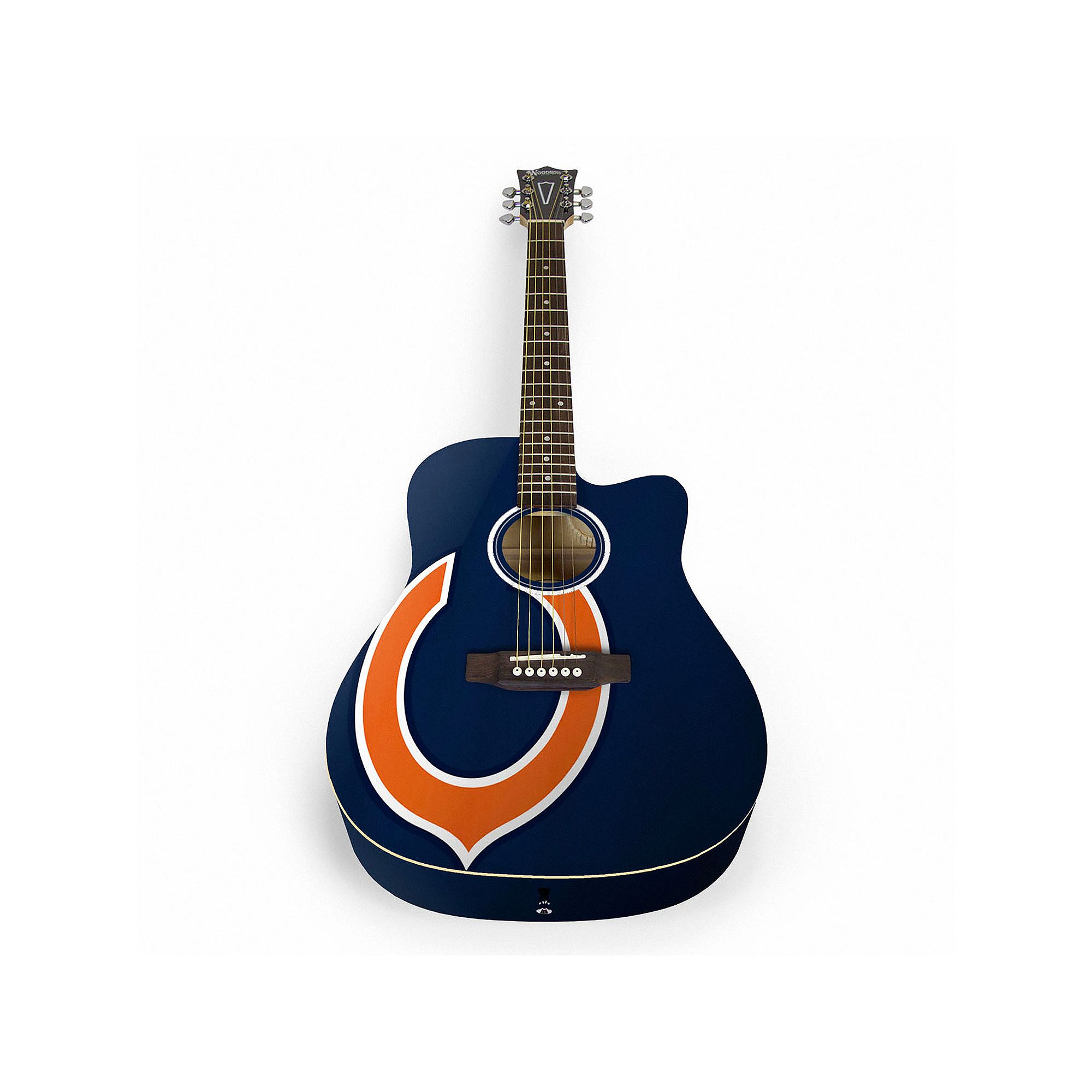 Woodrow Chicago Bears Acoustic Guitar, Team