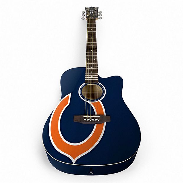 Woodrow Chicago Bears Acoustic Guitar
