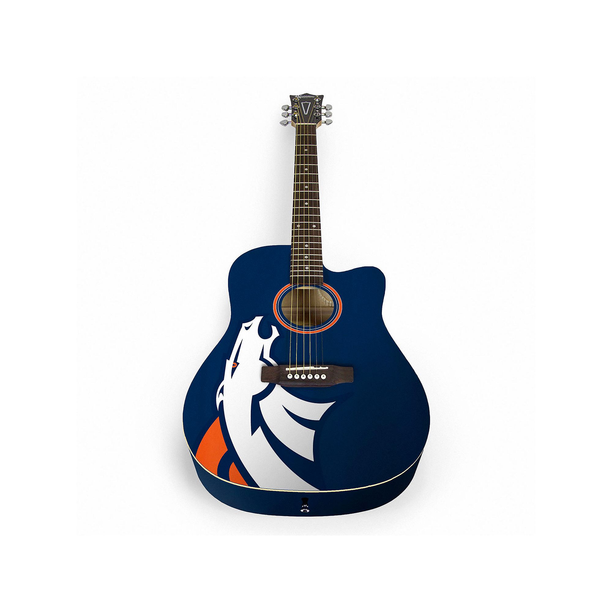 Woodrow Denver Broncos Acoustic Guitar, Team