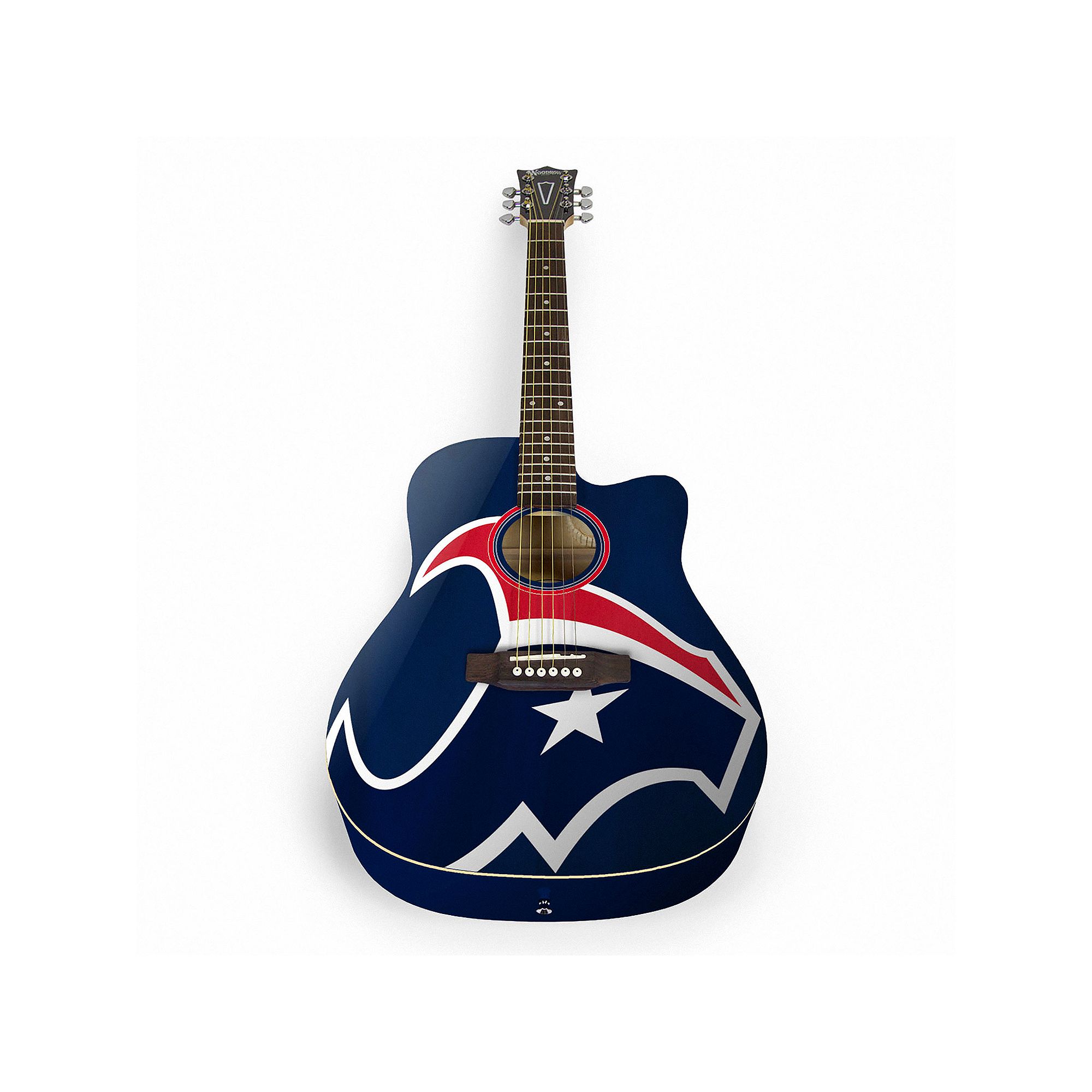 Woodrow Houston Texans Acoustic Guitar, Team