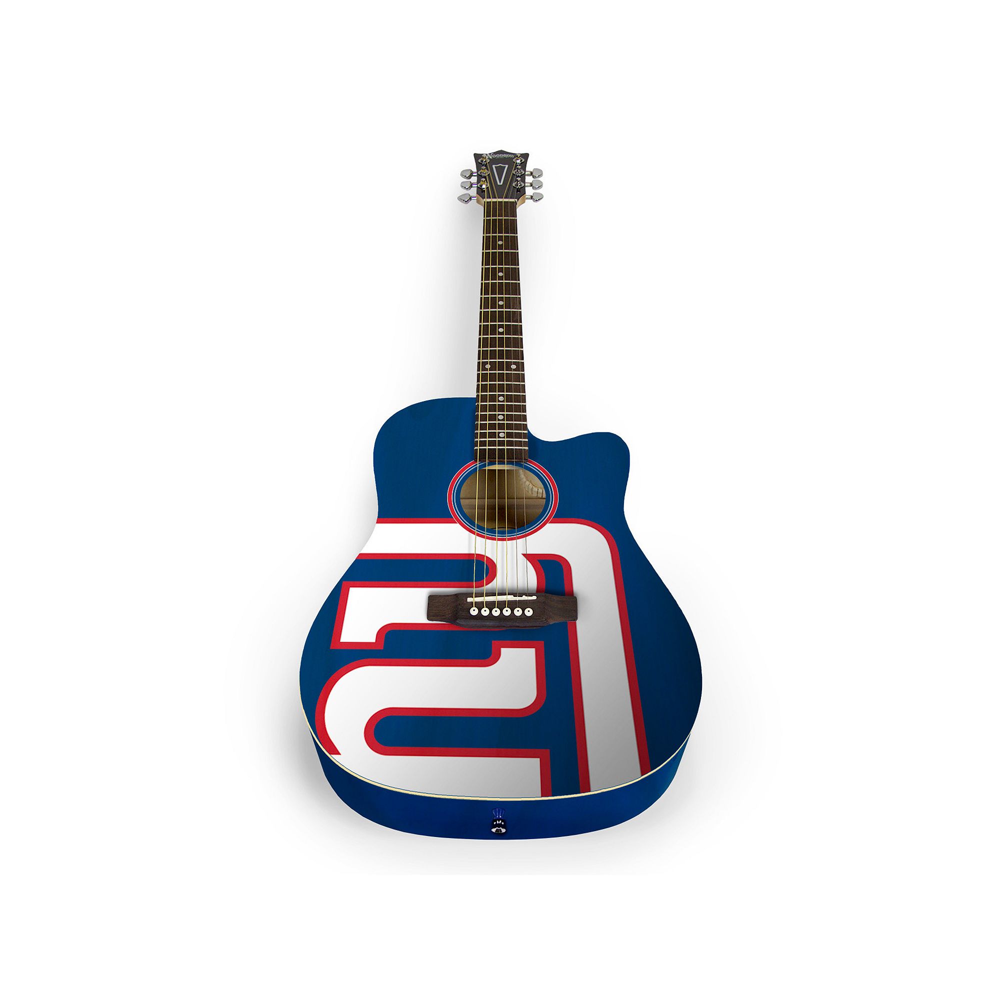 Woodrow New York Giants Acoustic Guitar, Team