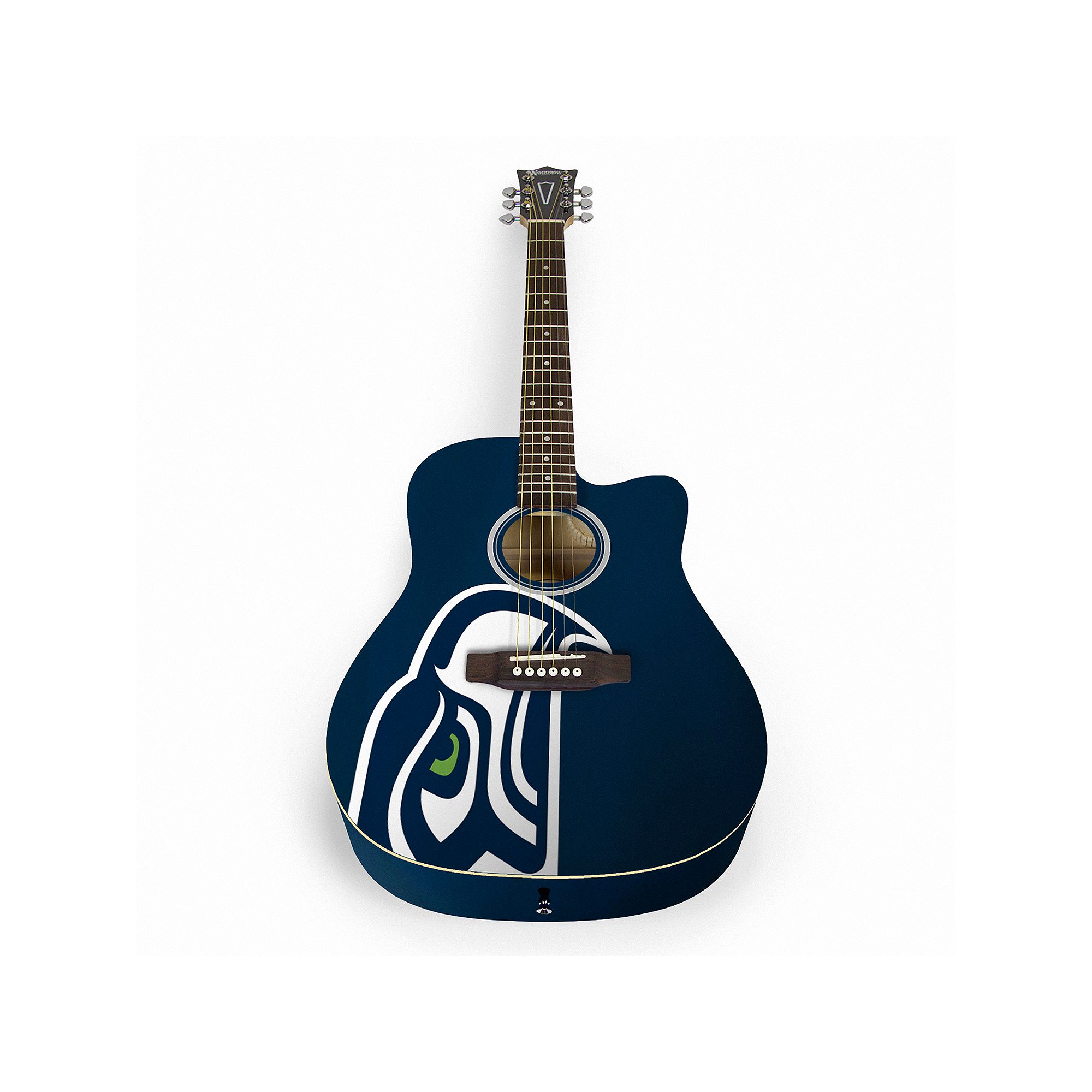 Woodrow Seattle Seahawks Acoustic Guitar, Team