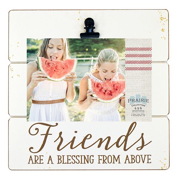 New View "Friends" 4" x 6" Photo Clip Frame