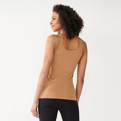 Women's Apt. 9® Essential Reversible Neckline Seamless Tank