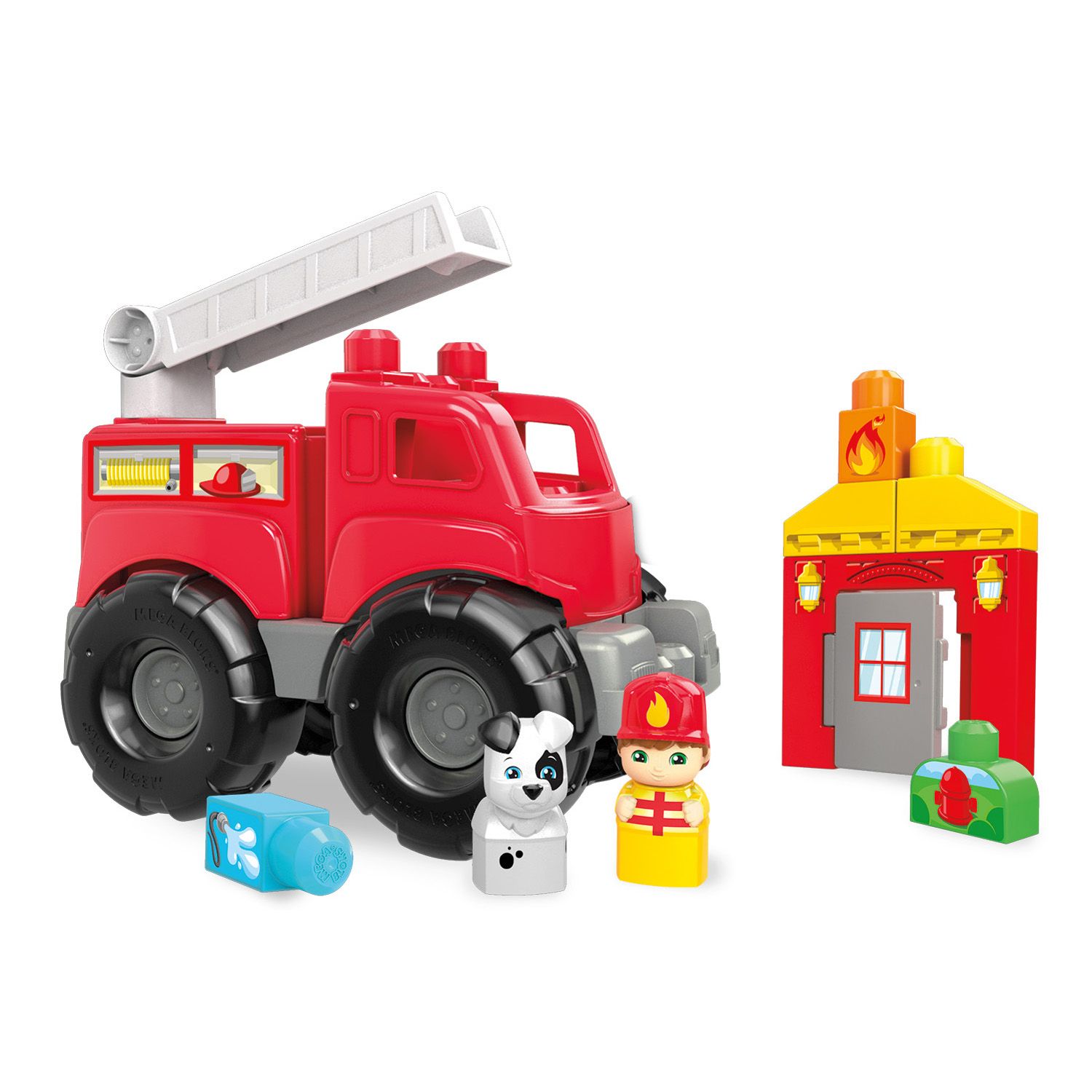 mega bloks fire truck ride on