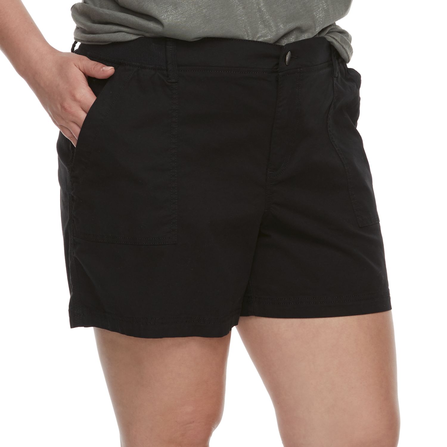 kohls womens plus size shorts