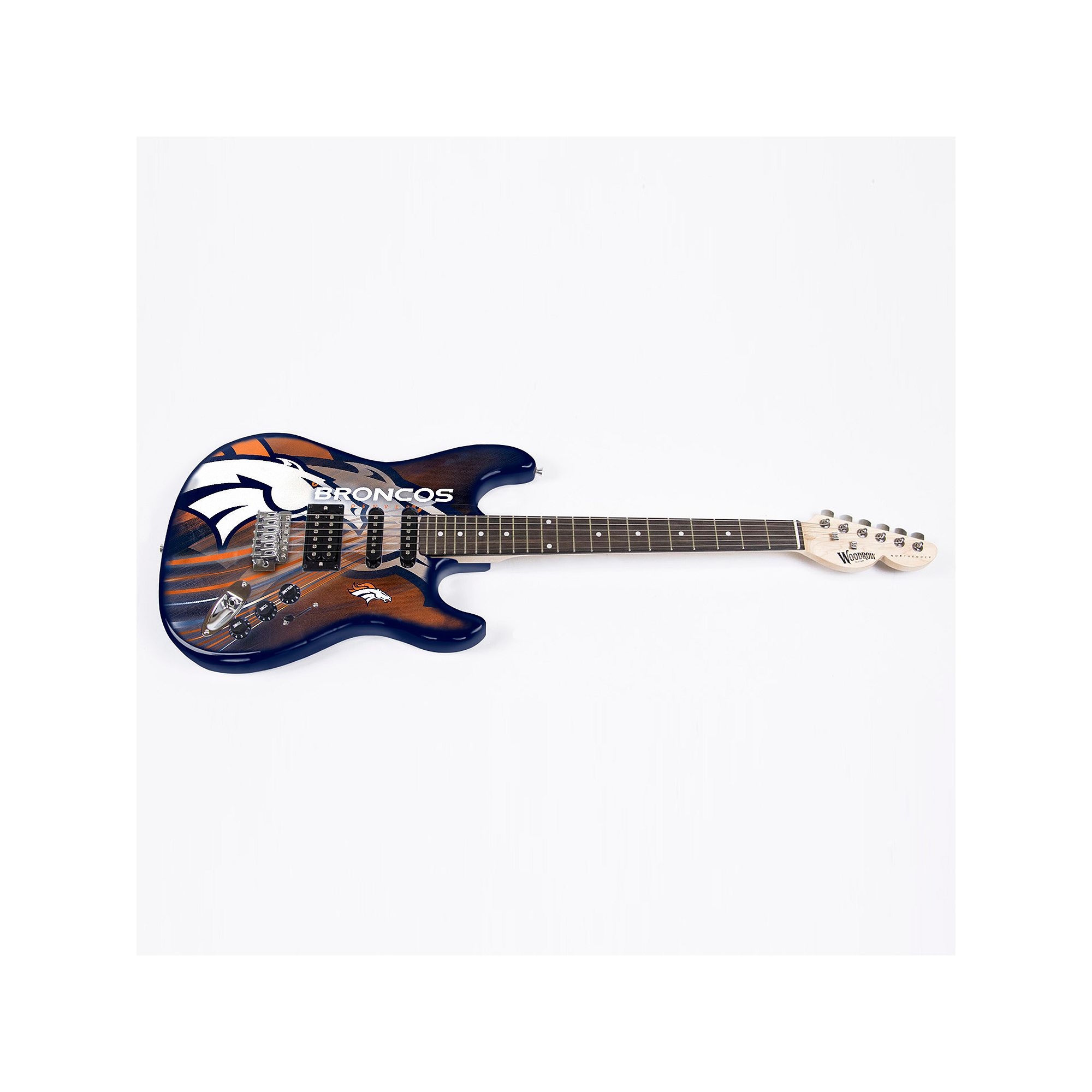 Woodrow Denver Broncos NorthEnder Series II Electric Guitar, Team