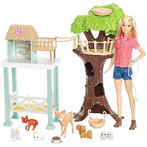 Barbie® Woodland Animal Rescue Center Playset