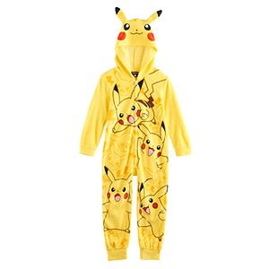 Boys 4-12 Pokemon Pikachu Union Suit
