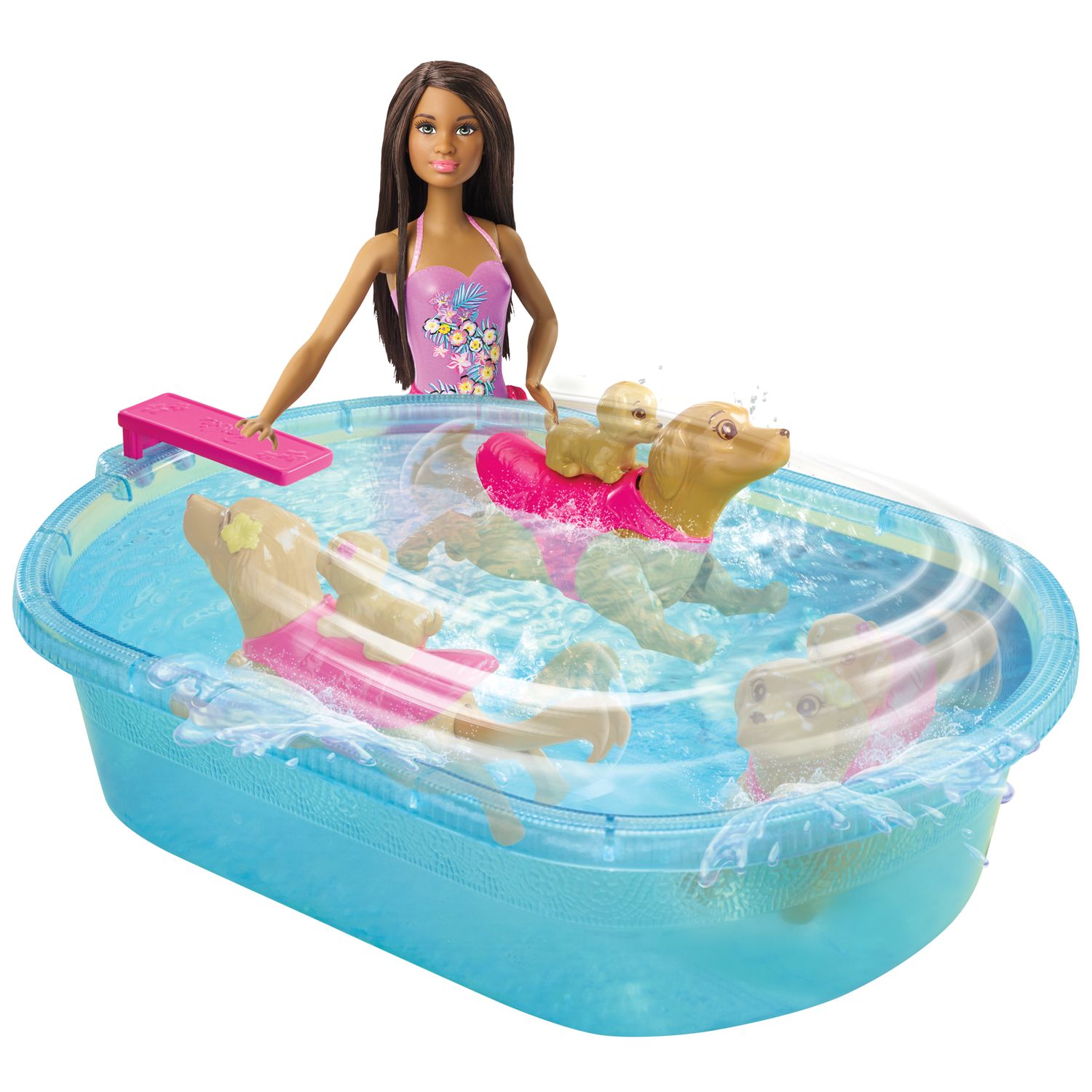 barbie swimming pool set