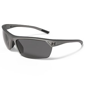 Men's Under Armour Zone 2.0 Storm Polarized Semirimless Wrap Sunglasses