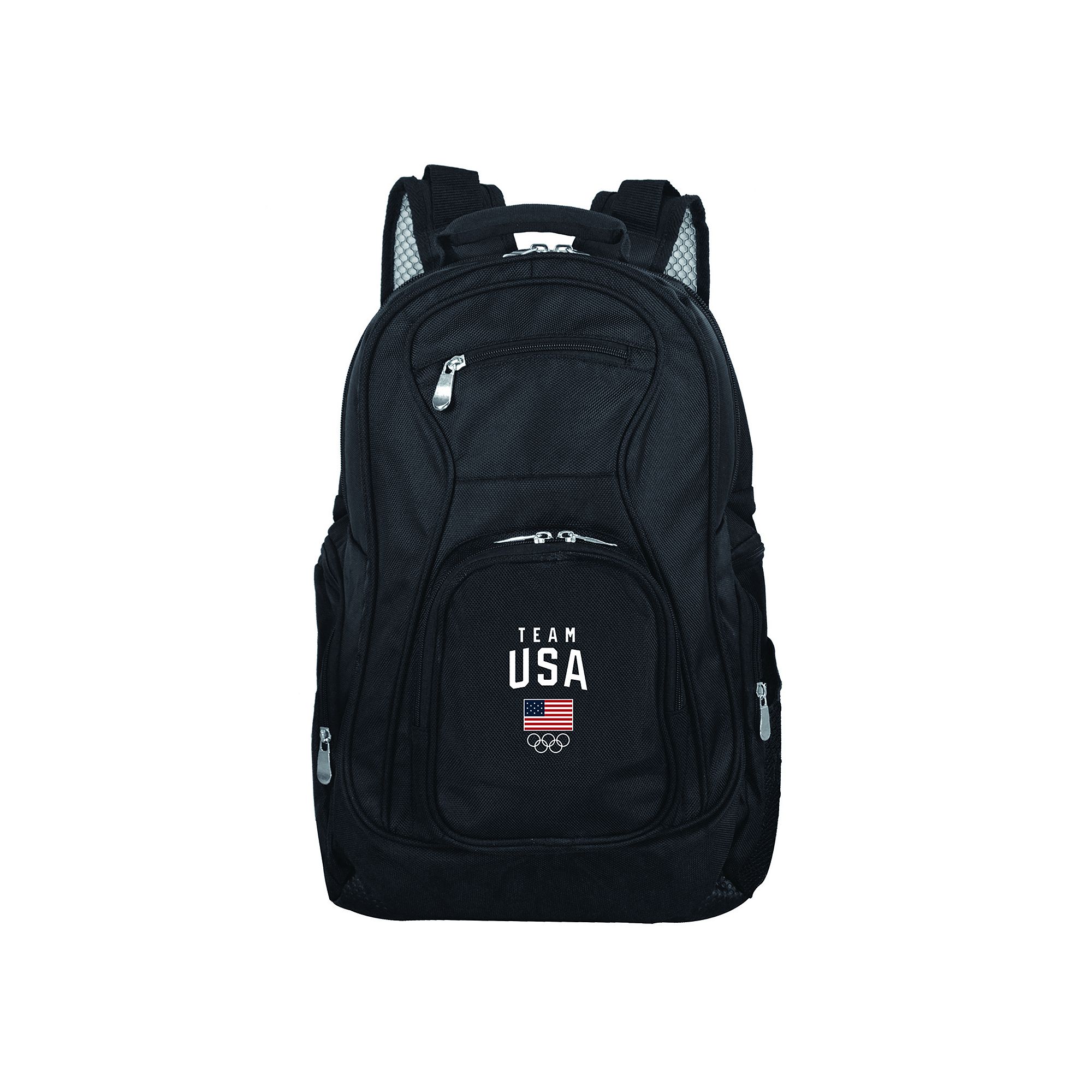USA Olympics Team 19-Inch Travel Laptop Backpack, Usa Black