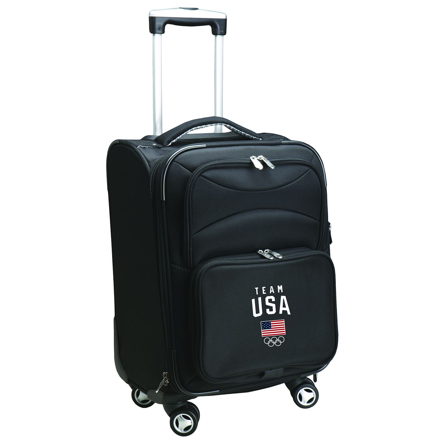 22 inch expandable spinner suitcase