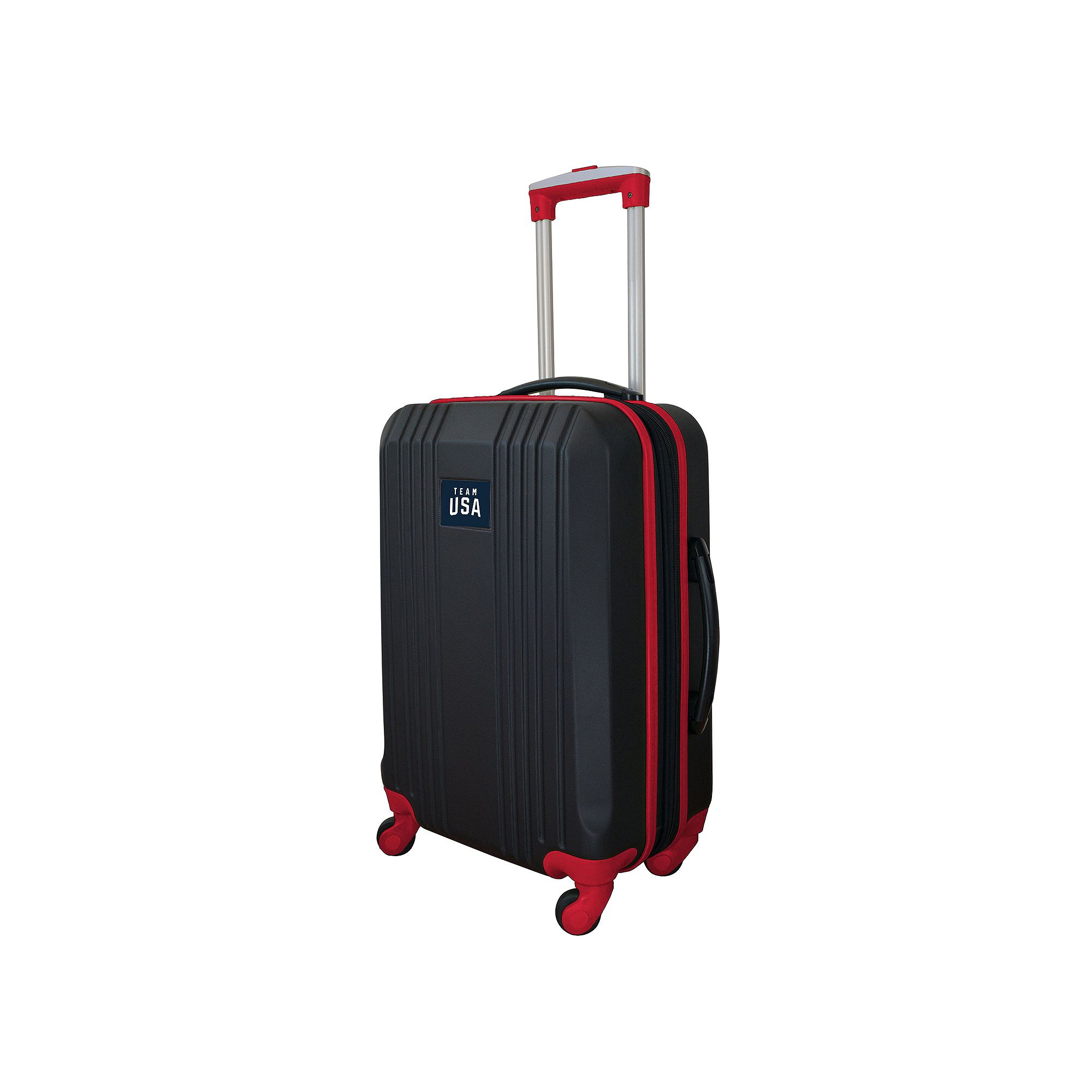 USA Olympics Team Hard-Case Two-Tone Carry On Bag, Usa Red