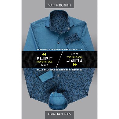 Men's Van Heusen Flip-It Slim Fit Reversible Dress Shirt