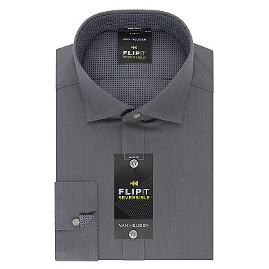 Men's Van Heusen Flip-It Slim Fit Reversible Dress Shirt