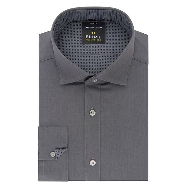 Men's Van Heusen Flip-It Slim Fit Reversible Dress Shirt