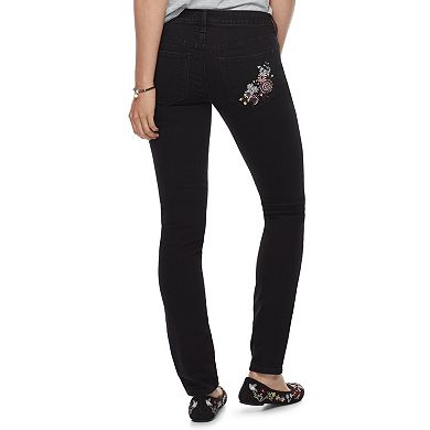 Women's Sonoma Goods For Life® Embroidered Skinny Jeans