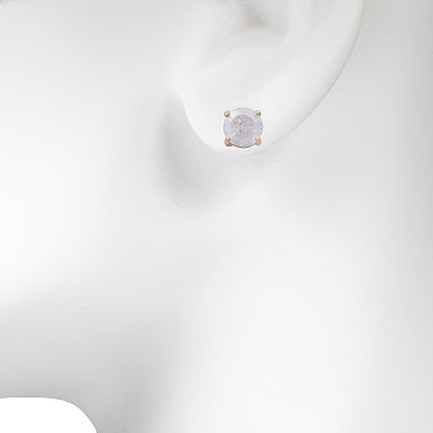 LC Lauren Conrad Runway Collection Round Crackle Stud Earrings