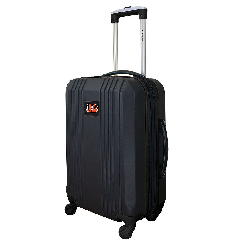 Cincinnati Bengals 21-Inch Wheeled Carry-On Luggage, Black