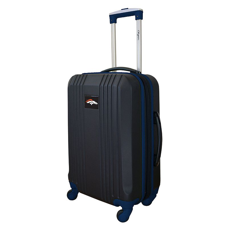 Denver Broncos 21-Inch Wheeled Carry-On Luggage, Blue