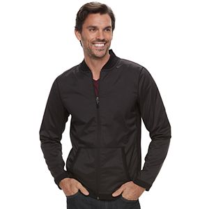 Men's Marc Anthony Slim-Fit Mixed Media Bomber Jacket