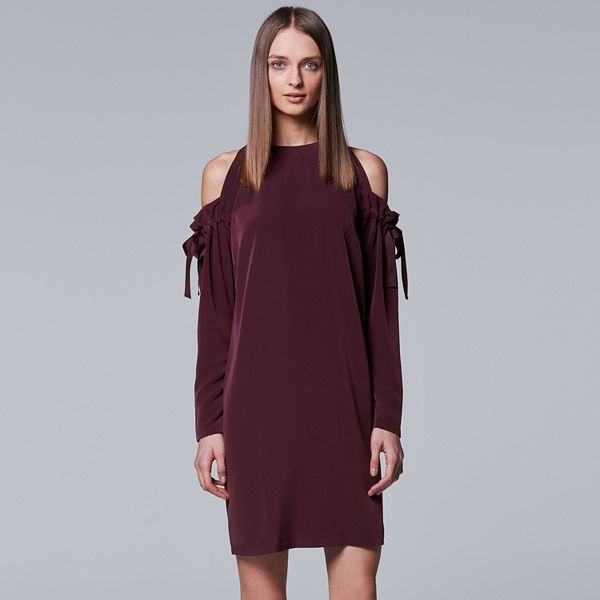 Women S Simply Vera Vera Wang Cold Shoulder Dress