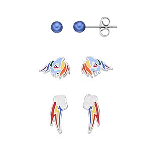 My Little Pony Rainbow Dash Kids' Stud Earring Set by Hasbro