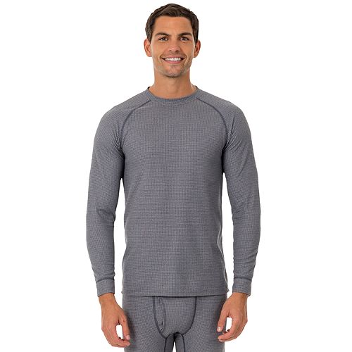Men's Fruit of the Loom Signature Grid Tech Thermal Base Layer Tee